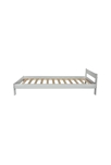 Lit 190x90 cm Scandinave gris, Velinda 2