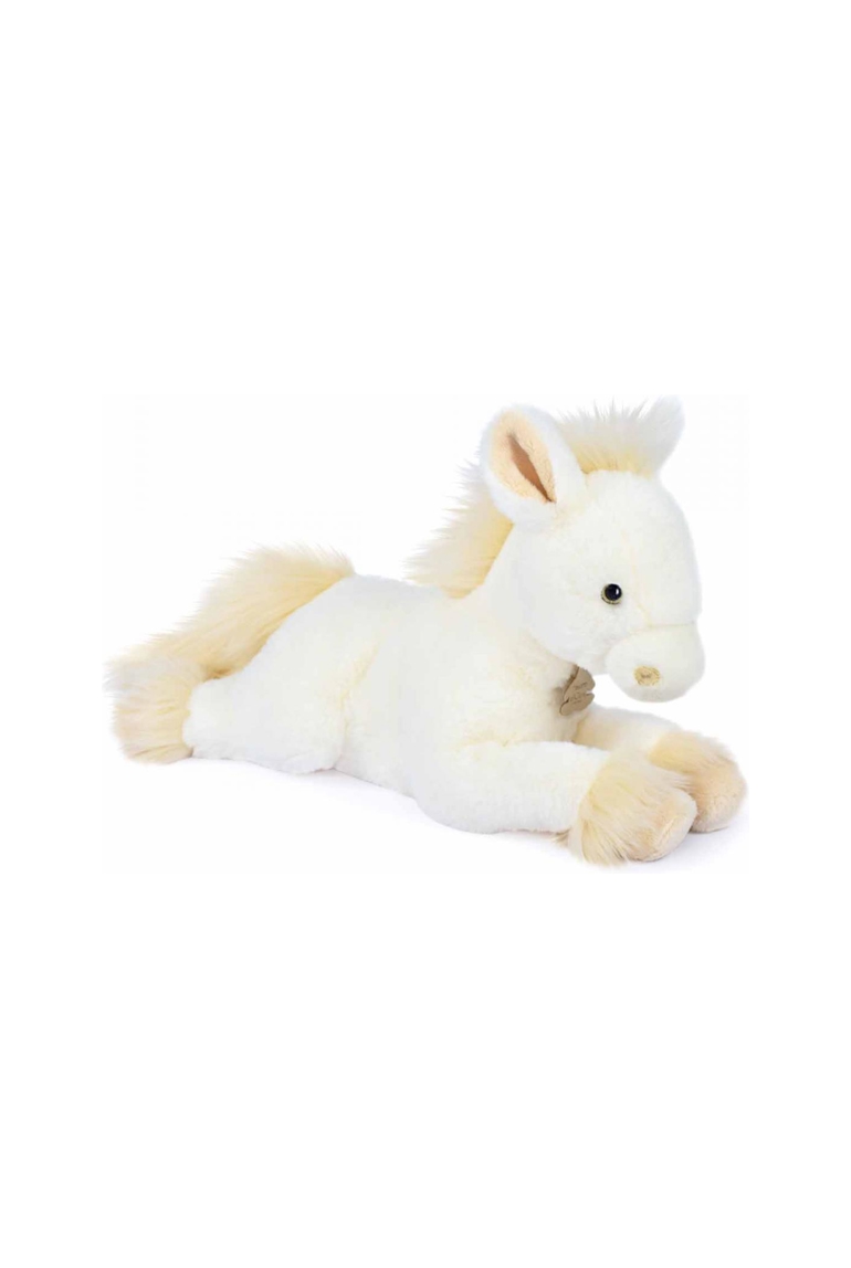 Peluche Cheval allongé palomino (vanille) 35 cm, Histoire d'ours 1
