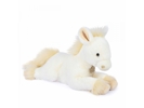 Peluche Cheval allongé palomino (vanille) 35 cm, Histoire d'ours