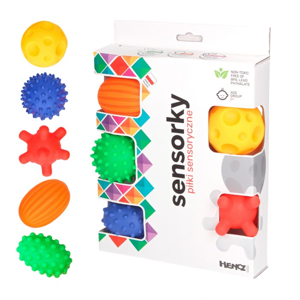 Coffret de 5 balles éveil sensoriel, Sevira Kids 1