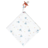 Doudou lange attache tétine en gaze de coton Bleuet, Sevira Kids