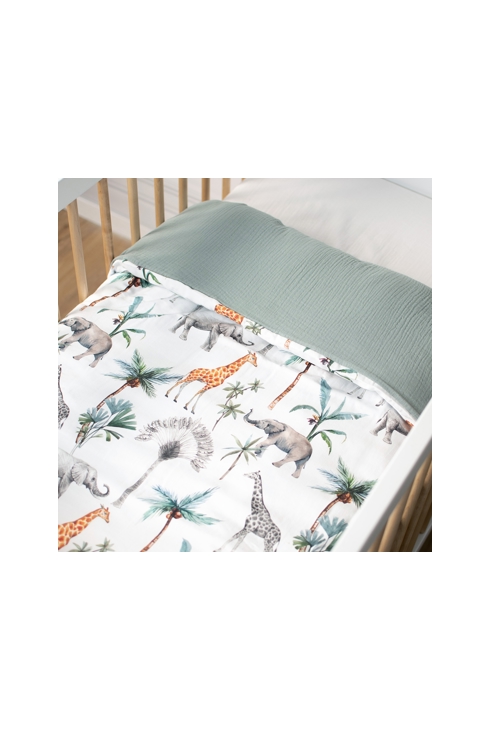Parure de lit bébé en coton Safari, Sevira Kids