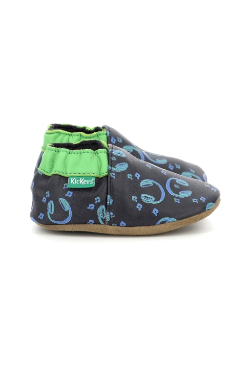 Chaussons cuir Kickers Kickbaby Music