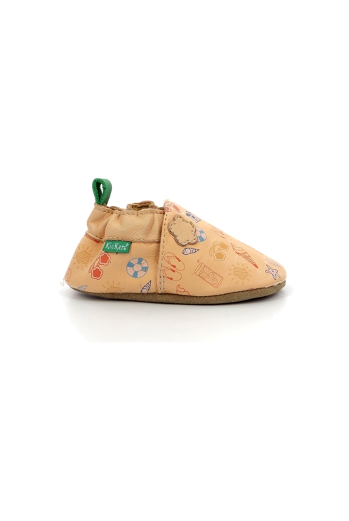 Chaussons cuir Kickers Kickbaby