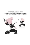 Poussette rose Shopping Vision X Set Silver, Hauck 3