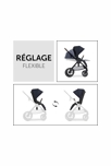 Poussette bleu marine foncé Shopping Walk N Care, Hauck 4