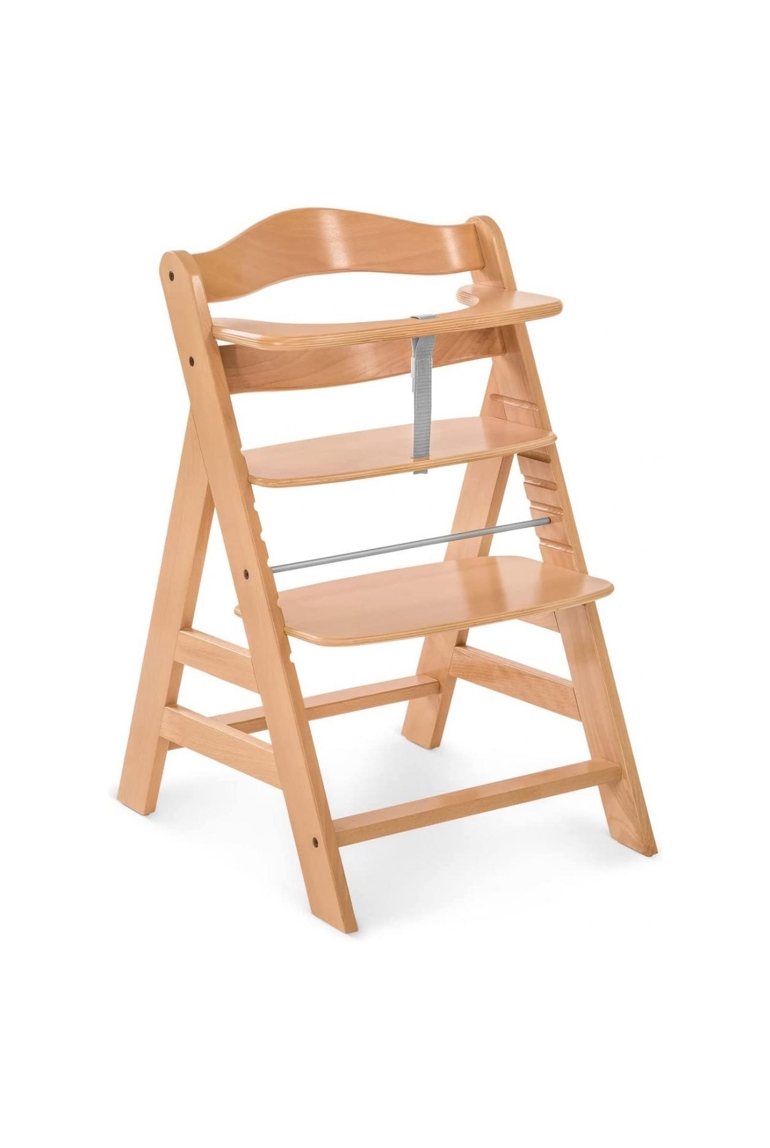 Chaise haute Alpha+B naturel, Hauck 1
