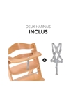 Chaise haute Alpha+B naturel, Hauck 4