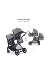 Poussette Atlantic Twin Melange Gris 3