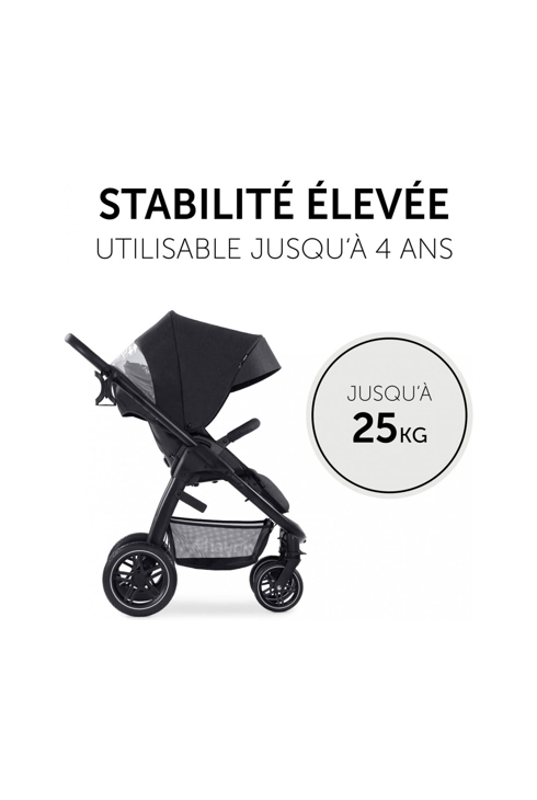 Poussette Saturn R Duoset Melange Noir