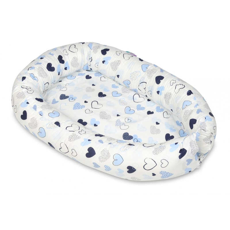 Velinda - Cocon gigoteuse motifs coeurs, Velinda -