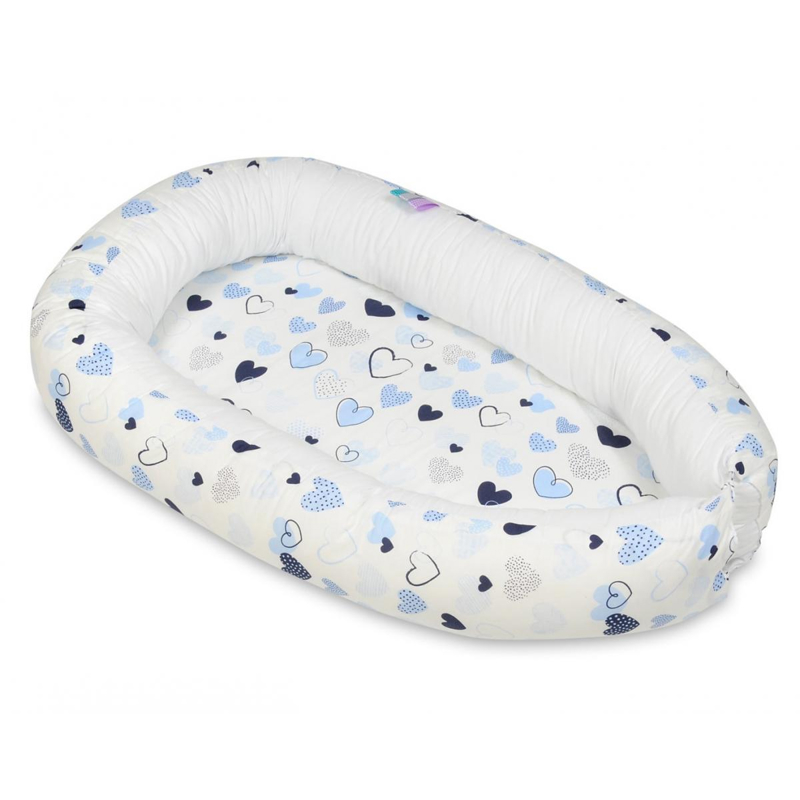 Velinda - Cocon gigoteuse motifs coeurs, Velinda -