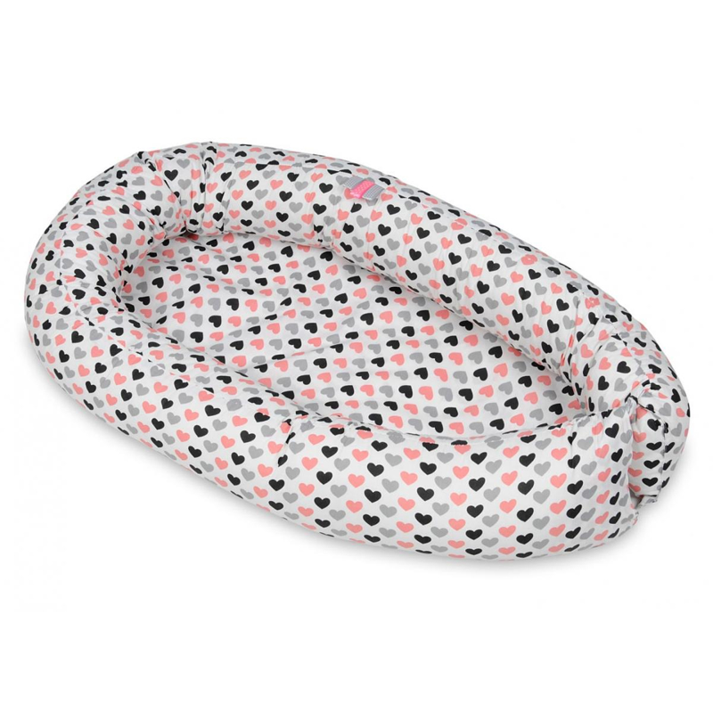 Velinda - Cocon gigoteuse motifs coeurs, Velinda -