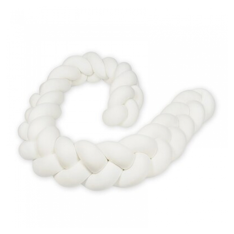 Velinda - Protection tresse de lit pour bébé écrue, Velinda -