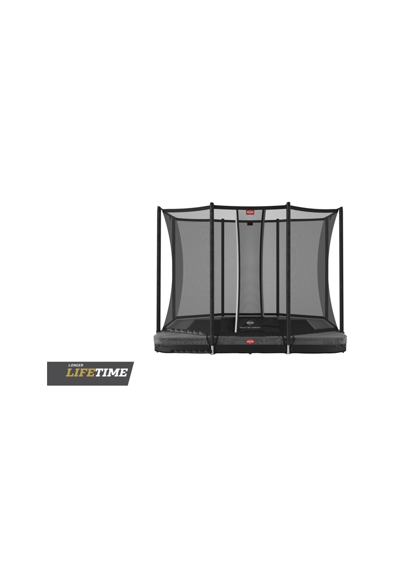 Trampoline rectangulaire 280cm avec filet de sécurité Favorit InGround, BERG 1