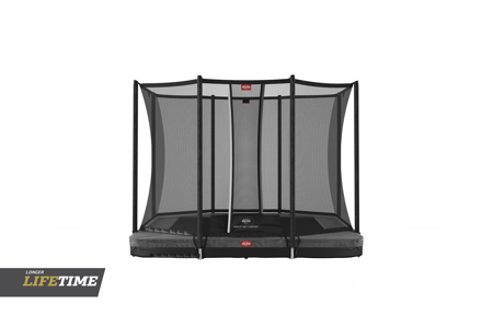 Trampoline rectangulaire 280cm avec filet de sécurité Favorit InGround, BERG 1