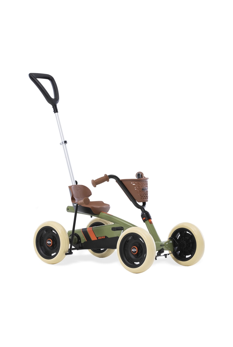 Kart à pédale Buzzy Retro 2-in-1 vert, BERG 1