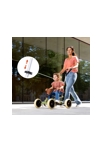 Kart à pédale Buzzy Retro 2-in-1 vert, BERG 5