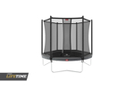 Trampoline rond 270 cm avec filet de sécurité Regular gris, BERG