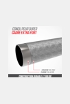 Trampoline rond gris 200 cm avec filet de sécurité Favorit Regular, BERG 4