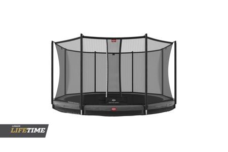 Trampoline rond 430cm avec filet de sécurité Favorit InGround, BERG 1