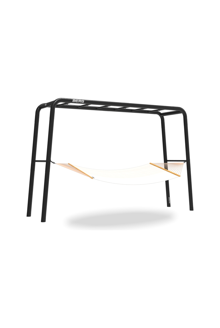 Aire de jeux 3-in-1 large avec 2 barres fixes + hamac Playbase, BERG 1