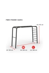 Aire de Jeux medium 3-in-1 avec 2 barres fixes + balançoire de nid Playbase, BERG 4