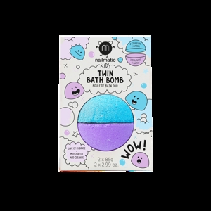 Boule de bain duo Bleu et Violet, Nailmatic 1