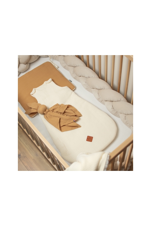 Gigoteuse sans manches en gaze de coton 0-6mois Jeanne, Sevira Kids