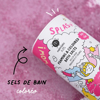 Sels de bain moussants et colorés Rose, Nailmatic