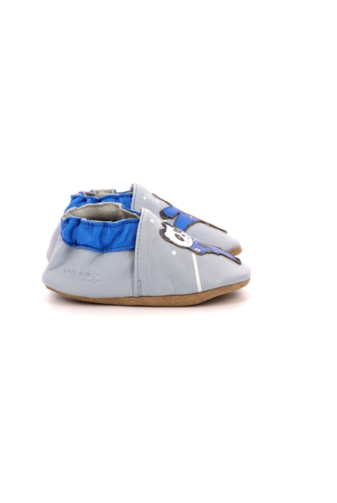Chaussons cuir Robeez Karate Panda