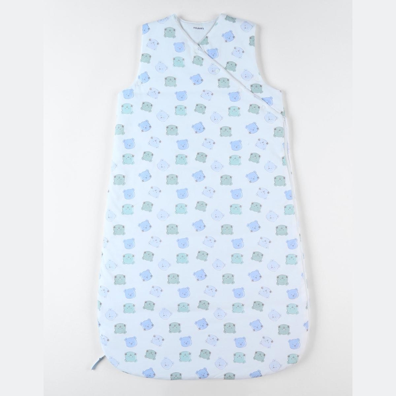 Noukies - Gigoteuse 90cm iconique en jersey écru bleu clair, Noukie's - Garçon