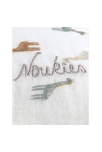 Tour de lit respirant imprimé girafes mousseline bio, Noukie's 3