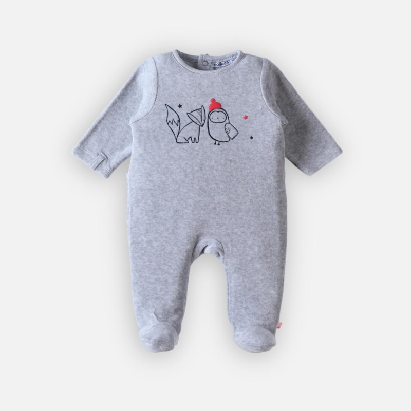 Noukies - Pyjama 1 pièce noël en velours, Noukie's - Fille