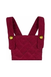 Robe salopette fille  velours bordeaux   Ecolière, La Faute à Voltaire 4