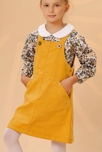 Robe salopette hiver fille  velours     Lola, La Faute à Voltaire 2