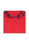 Robe de noël fille  velours  col claudine en tartan   Hepburn, La Faute à Voltaire 4