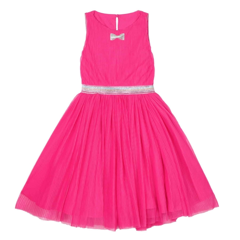 Robe qui tourne fille voile rose fuchsia Hepburn, La Faute à Voltaire - 9/10 ans