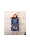 Robe coton chambray  à volants    Appoline, La Faute à Voltaire 2