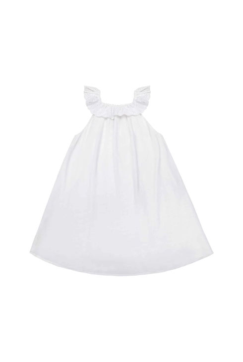 Robe cérémonie bohème fille blanche Aurore, La Faute à Voltaire