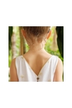 Robe cérémonie fille lin blanc Hepburn, La Faute à Voltaire 3