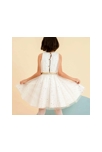 Robe de soirée tulle blanche fille  paillettes dées   Hepburn, La Faute à Voltaire 3