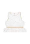 Robe de soirée tulle blanche fille  paillettes dées   Hepburn, La Faute à Voltaire 4