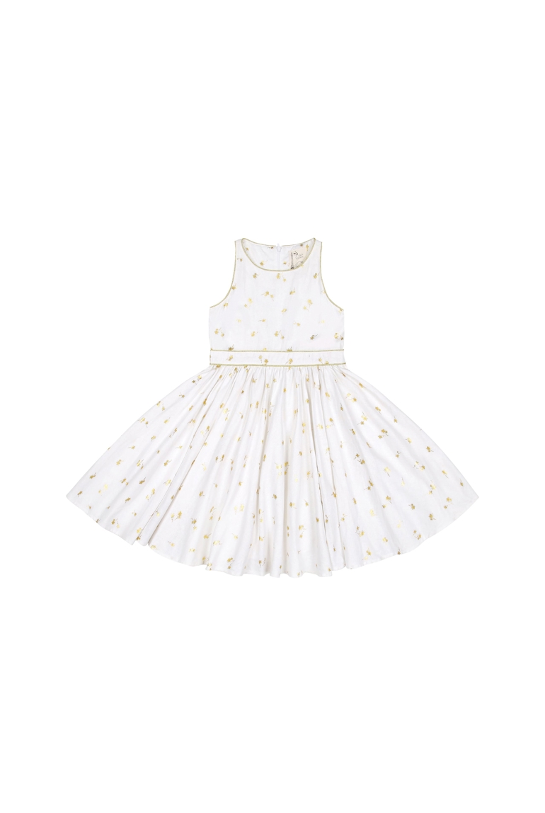 Robe cérémonie fille lin blanc Hepburn, La Faute à Voltaire 1