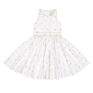 Robe cérémonie fille lin blanc Hepburn, La Faute à Voltaire 1