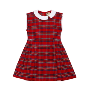 Robe carreaux tartan rouge Edimbourgh, La Faute à Voltaire 1