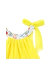 Robe cérémonie jaune fille col fleuri Alizee, La Faute à Voltaire 4