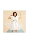 Veste boléro cérémonie fille  fausse fourrure beige   Peluche, La Faute à Voltaire 3