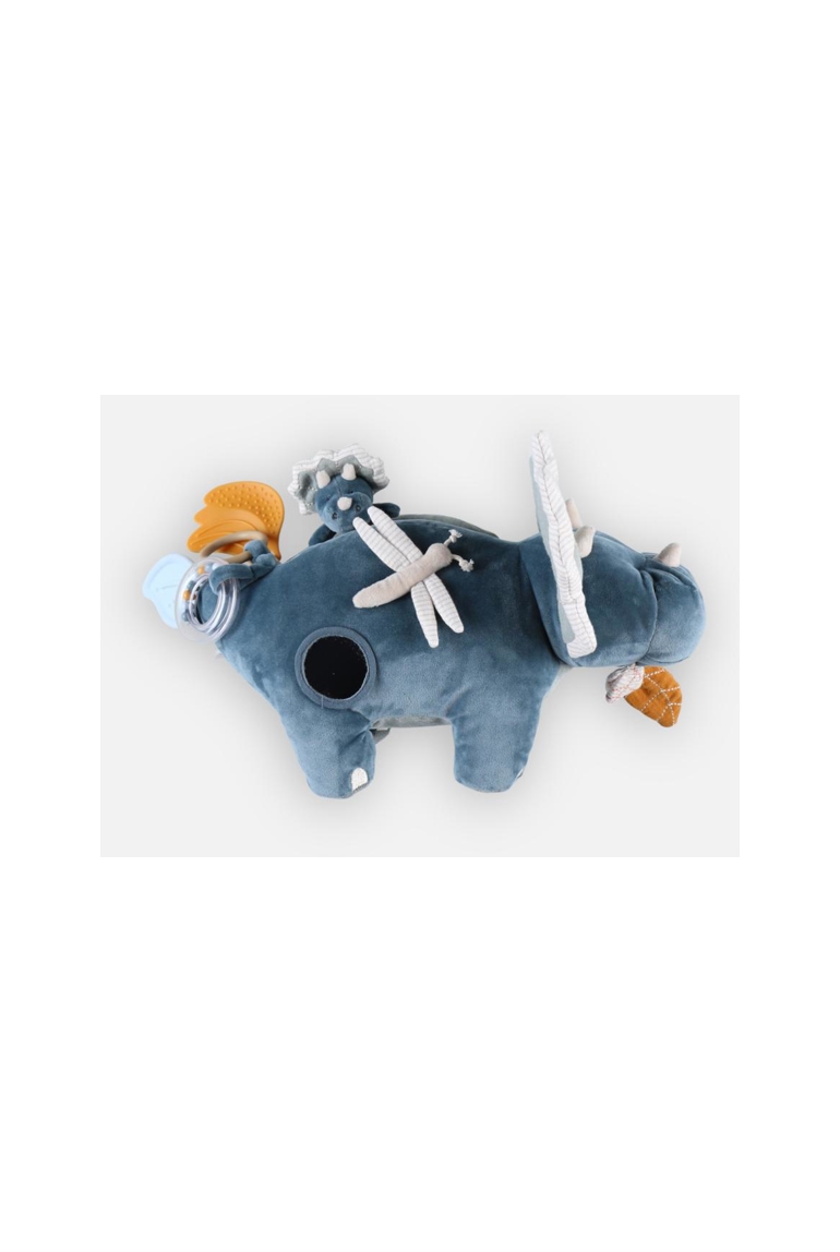Peluche d'activités ops en veloudoux et mousseline de coton bio, Noukie's 1