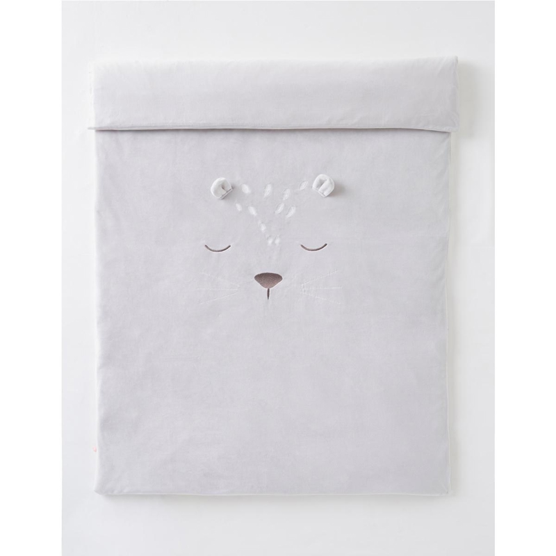 Noukies - Housse de couette kendi 100x140Cm en veloudoux, Noukie's - Mixte
